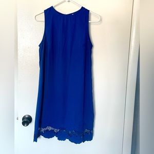 Shein Royal Blue Dress with Detail at bottom Size S